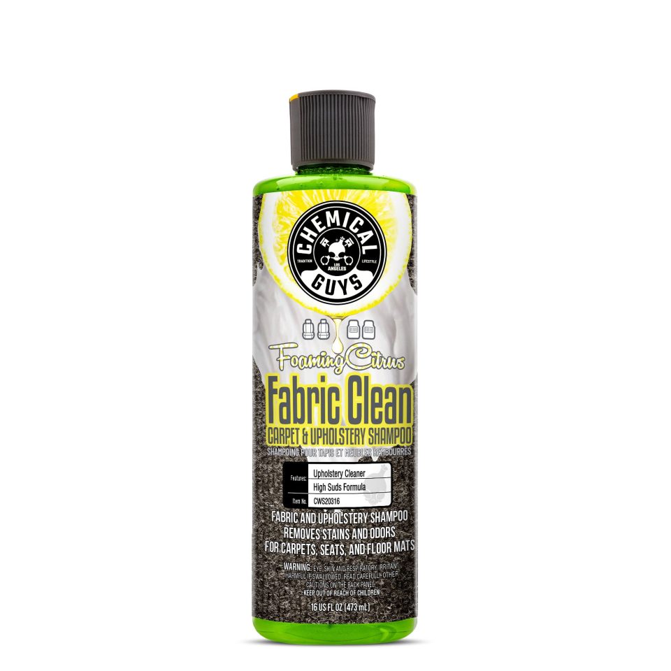 Foaming Citrus Fabric Clean Carpet & Upholstery Shampoo